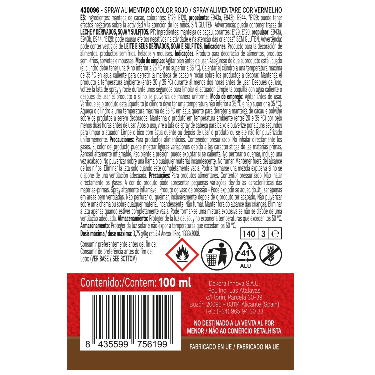 RED VELVET EFFECT  FOOD COLORANT SPRAY 100ML CAKE COLORANT DECORATION PARTY COLORANT FOR CAKES