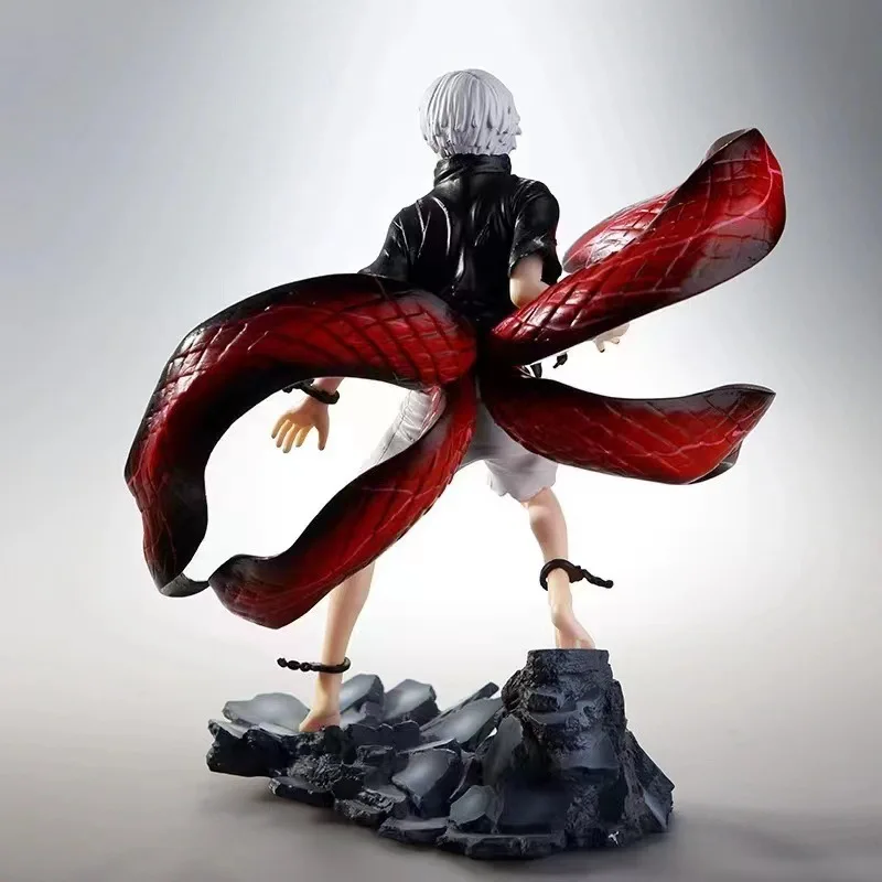 Japanese Anime Cartoon PVC Action Doll Toy Tokyo Ghoul Kaneki Ken Resin Figure Change Head Version-Collectible