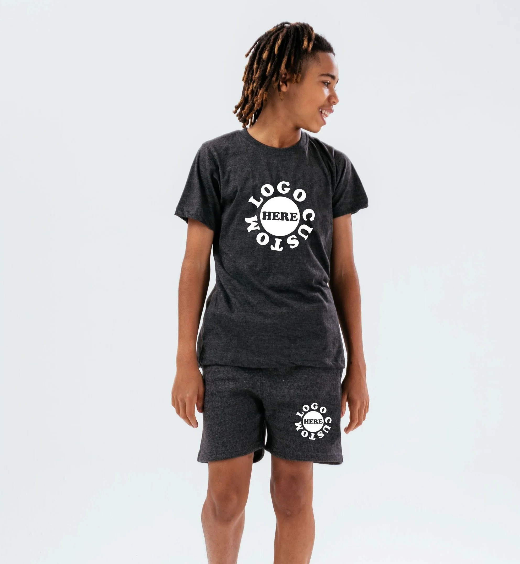 2023 Best Quality 100% cotton 1-14 years Boys clothes 2 piece children casual sports t shirt shorts sets boy clothing set