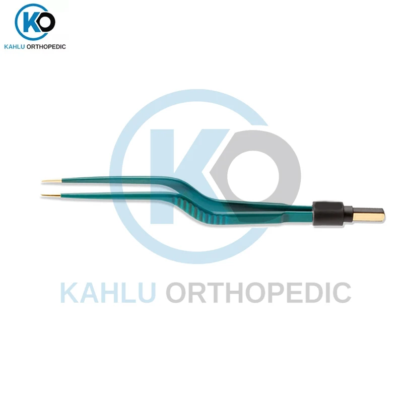 Neurosurgery Electrosurgical Instruments Insulated 1mm Tip Twin Small Hardy Bayonet Bipolar Forceps By KAHLU ORTHOPEDIC