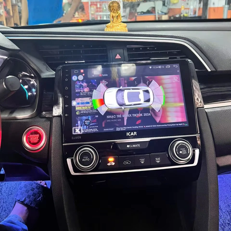 Лидер продаж автомобильные датчики ICAR PS8 датчик парковки предупреждение об обнаружении препятствий совместимое со всеми установками автомобилей для Honda Civic