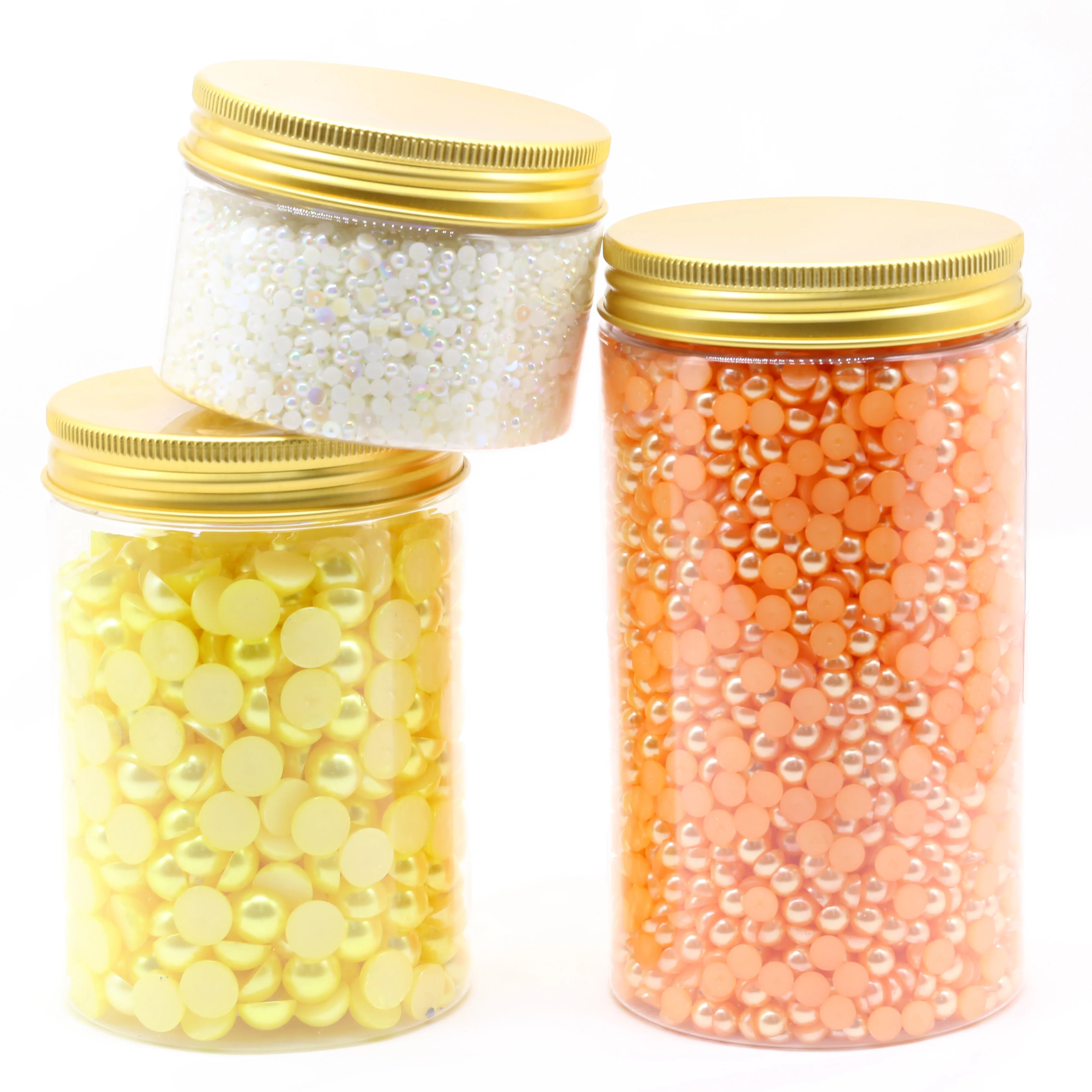 XULIN Customized Package Quantity Logo Flatback Jelly AB Resin Rhinestone Jars Wholesale