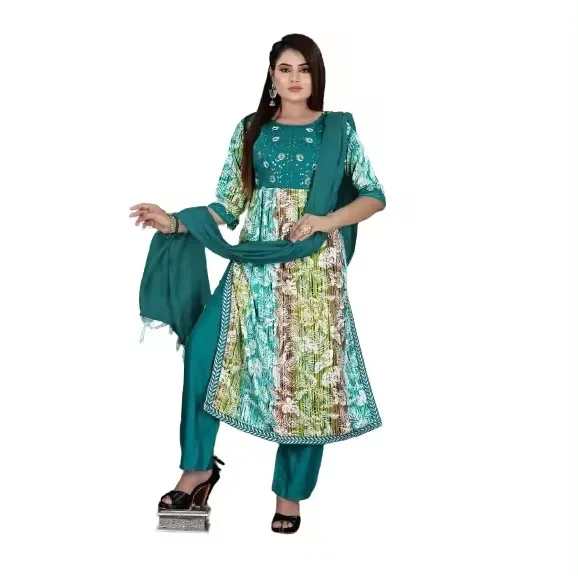 New Fashionable Designer Indian Traditional Wear Heavy Embroidery Salwar Kameez Casual & Party Wear Dress In Low Price