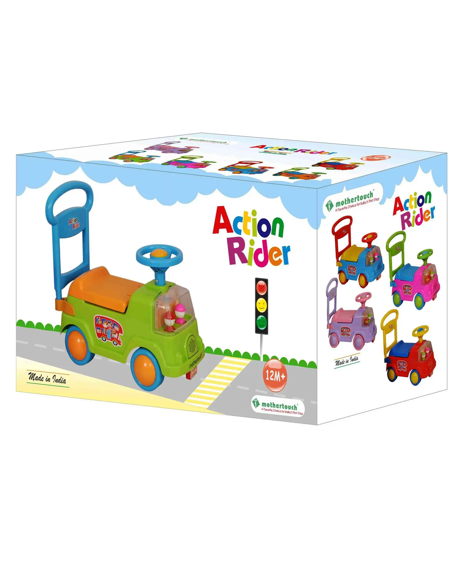 Attractive design plastic baby drive outdoor toys kids ride on truck with toys for sale