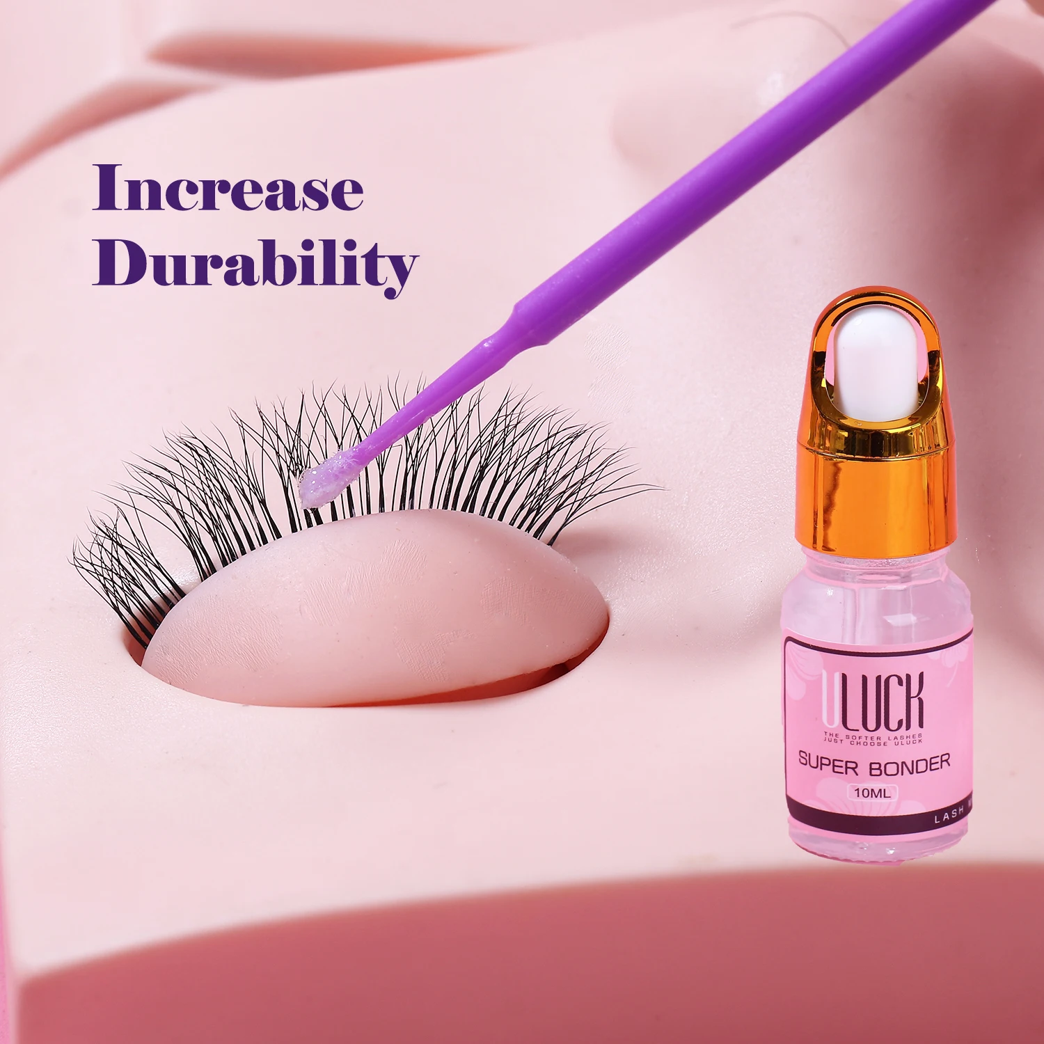 ULUCK  Professional Super Bonder 10ml Clear For Eyelash Extension Fast Drying Lash Glue quick Setting Lash Bonder