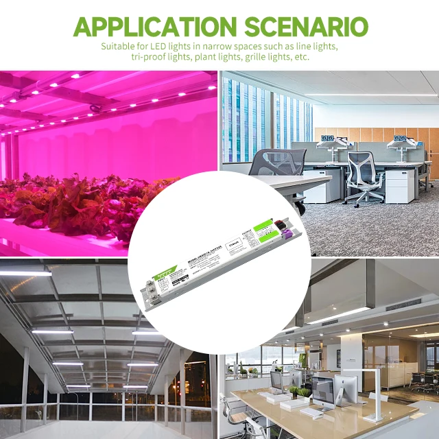 UL certification 40W60W80W 347Vac CCT adjustable Constant Current 0-10V dimmable led driver  DIP switch CCT driver CCT driver