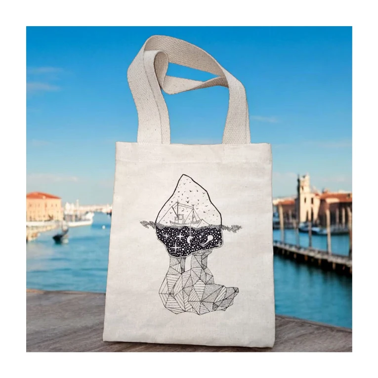 Custom Logo Eco Cotton Tote Bag Heavy Duty New Shopping Tote Reusable Plain Canvas Material Indian Wholesale Price Buy Now!