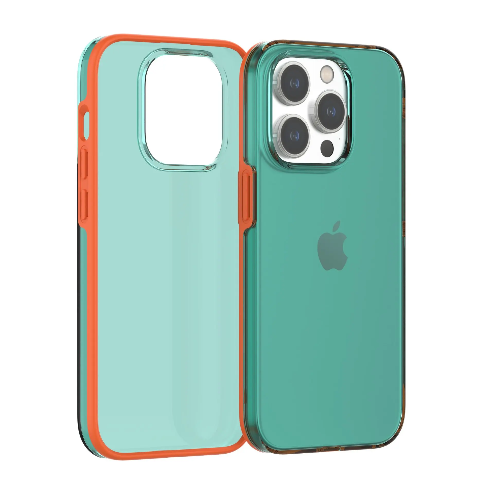 Contrast Color PLA Degradable Phone Case Compatible for iPhone14