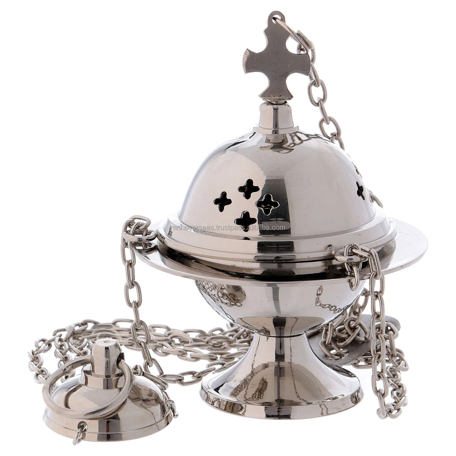 Decorated thuribles in cast brass