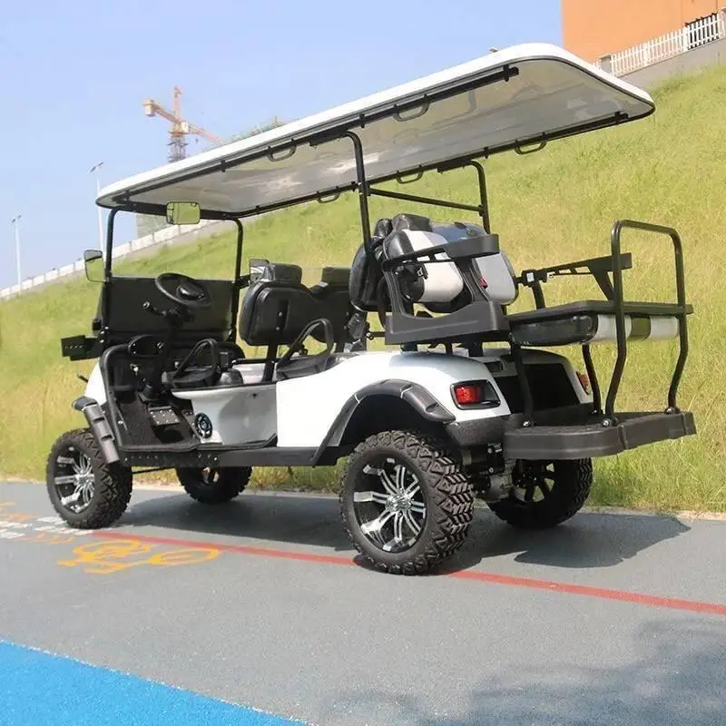 Quality Performance Golf Carts Lifted 4 Passenger With Aluminum Alloy Frame Golf cars 2 seat