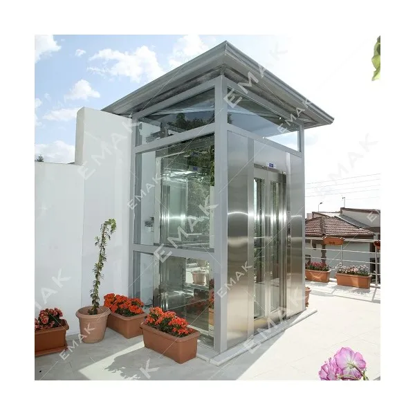Emak Home Lift 2Stops 480kg Home Elevator Villa Lift House Lift Homelift MRL Gearless Traction