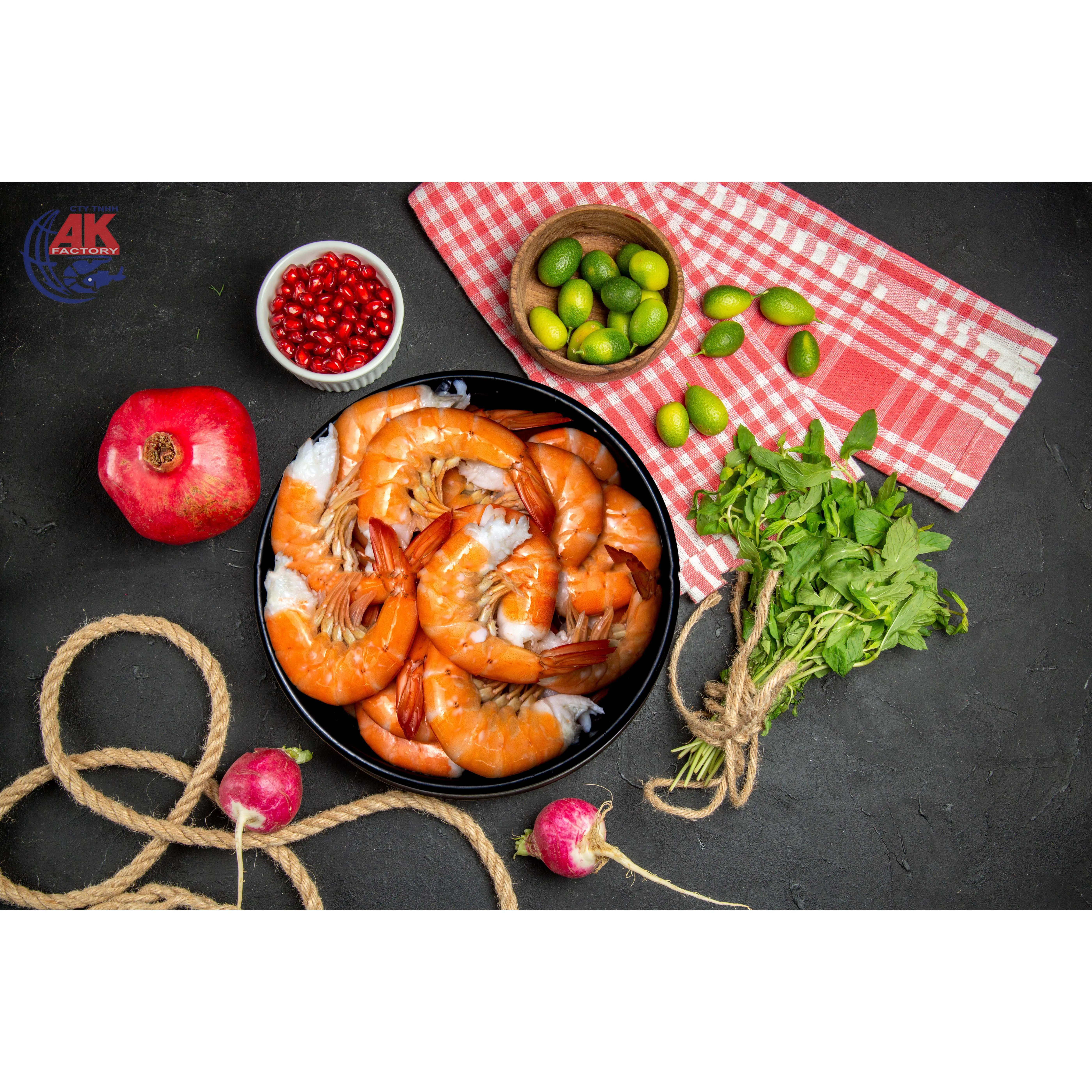 Wholesaler Seafood Supply Cooked Headless Vannamei Shrimp Shell On W/CHLSO Customized Weight Request Origin From Vietnam