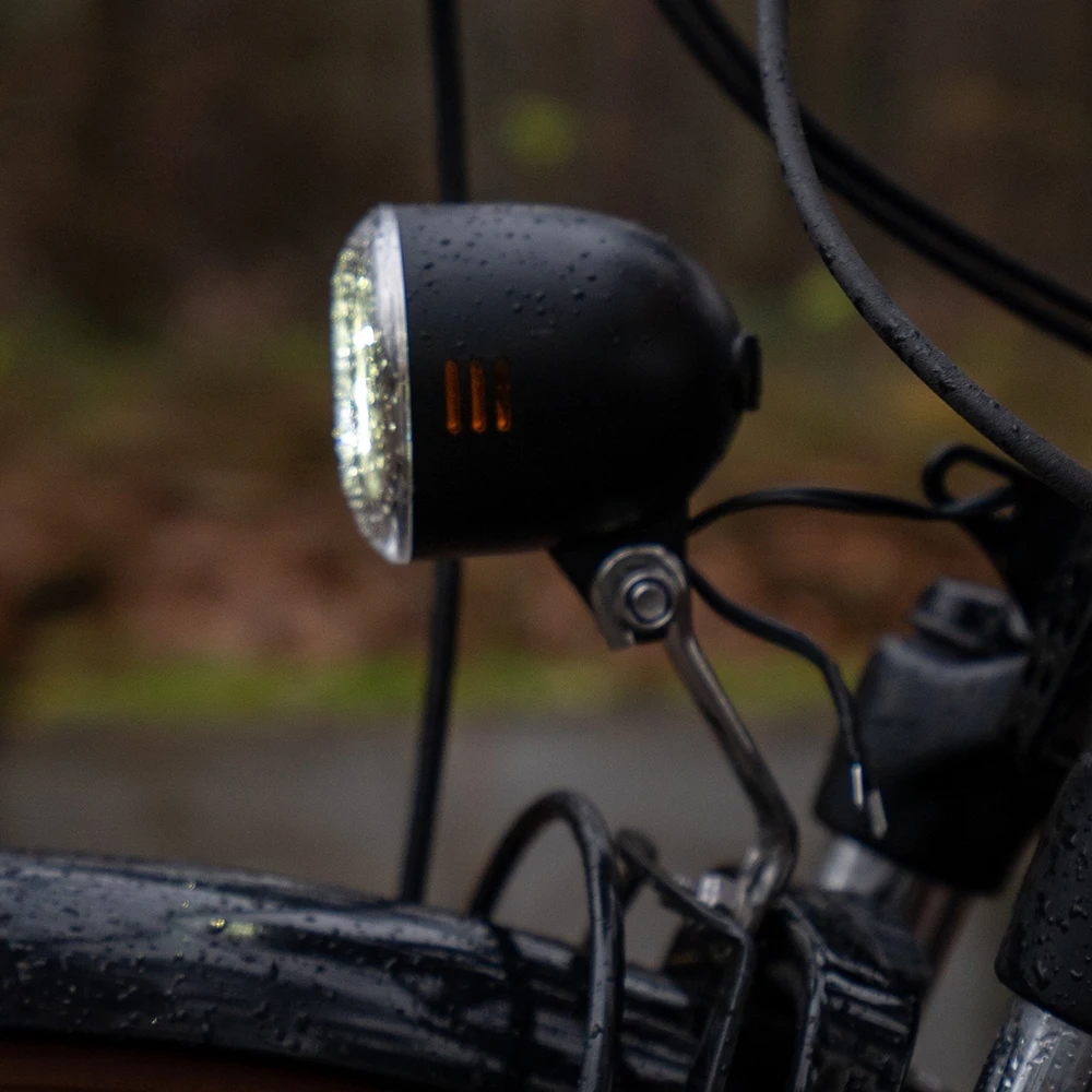 Factory direct Sate-lite 40lux StVZO ebike bike headlight front fork 6-48V ebike lights for night riding