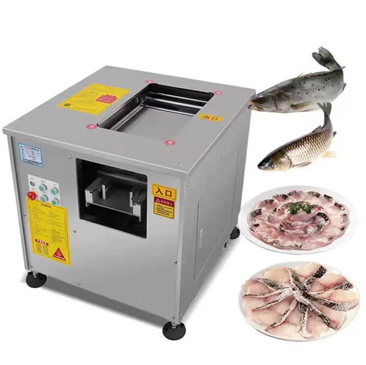 fish cutting filleting slicing salmon slicing cutter machine and salmon slicing cutter machine