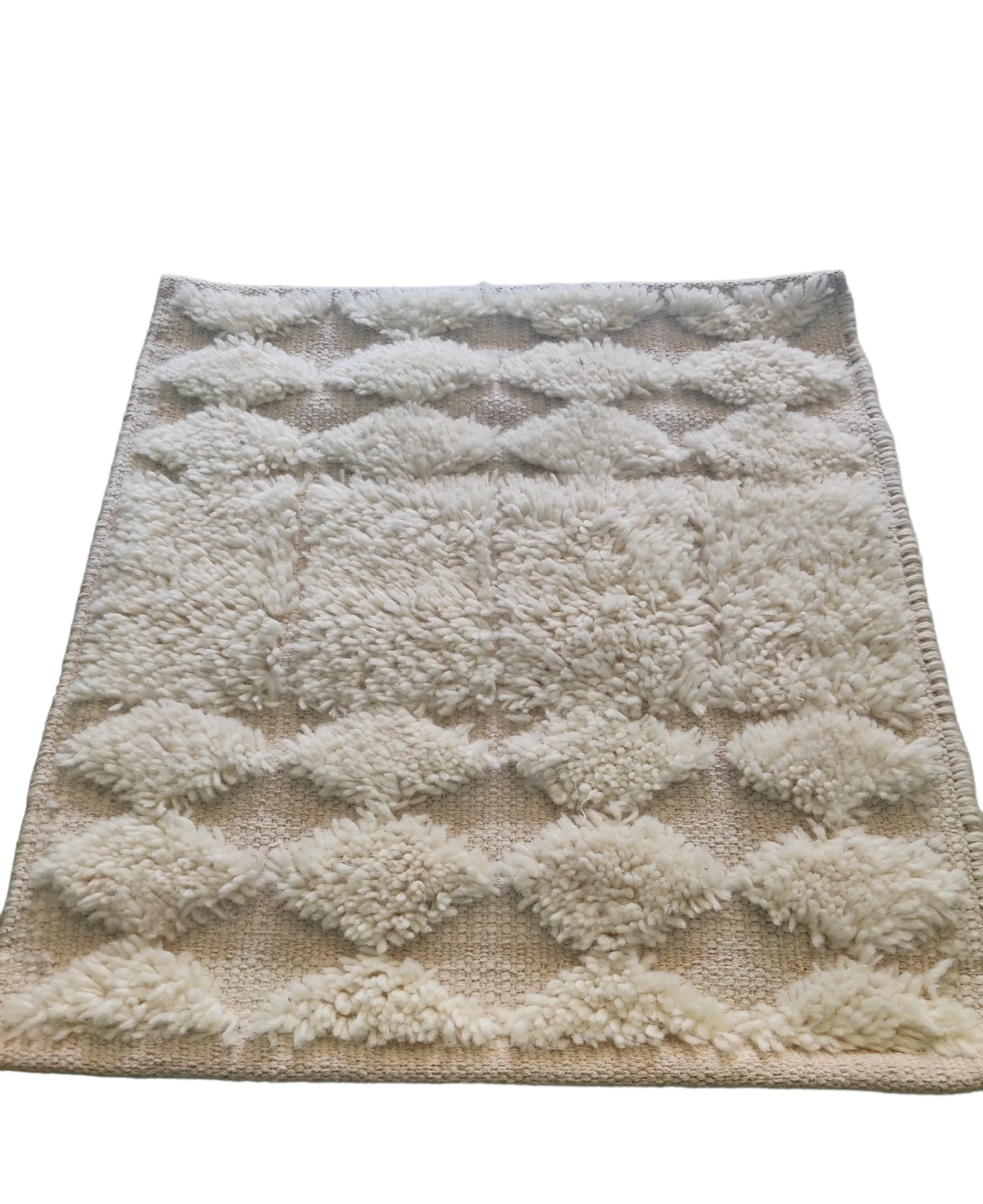 Best Quality Shaggy Wool rugs Hand woven Shaggy Cut pile Technic Rugs & Carpets For home decor Bedroom Soft Pillow Cushion Cover