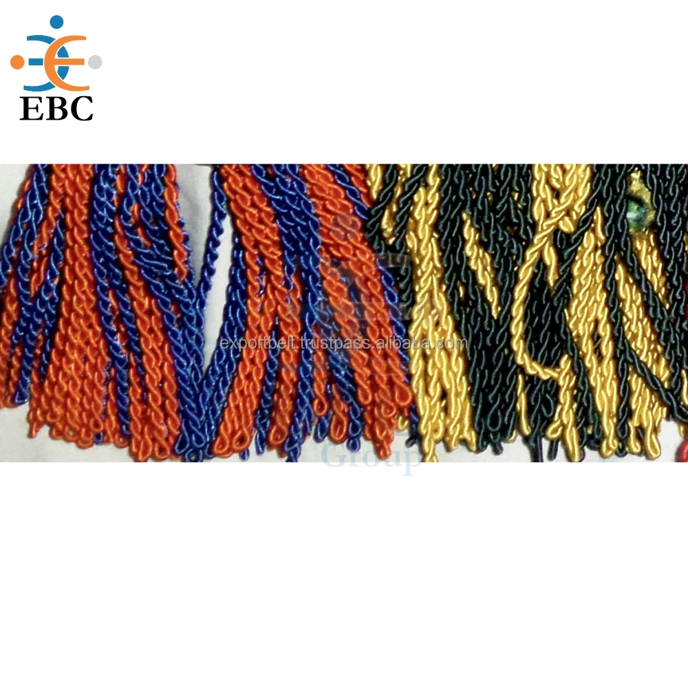 OEM Gold Silk Fringe Customized Multicolored Silk Fringe Wholesale Silk Fringe for Decoration