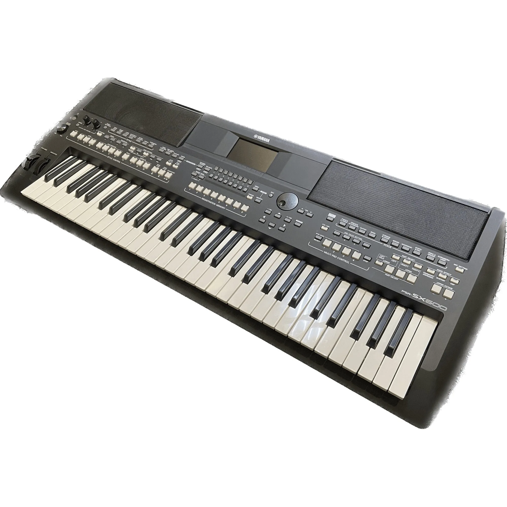 Yamaha PSR-SX600 61-клавишный аранжировщик рабочая станция клавиатура Используется в состоянии с механическим стилем вертикального и рояля