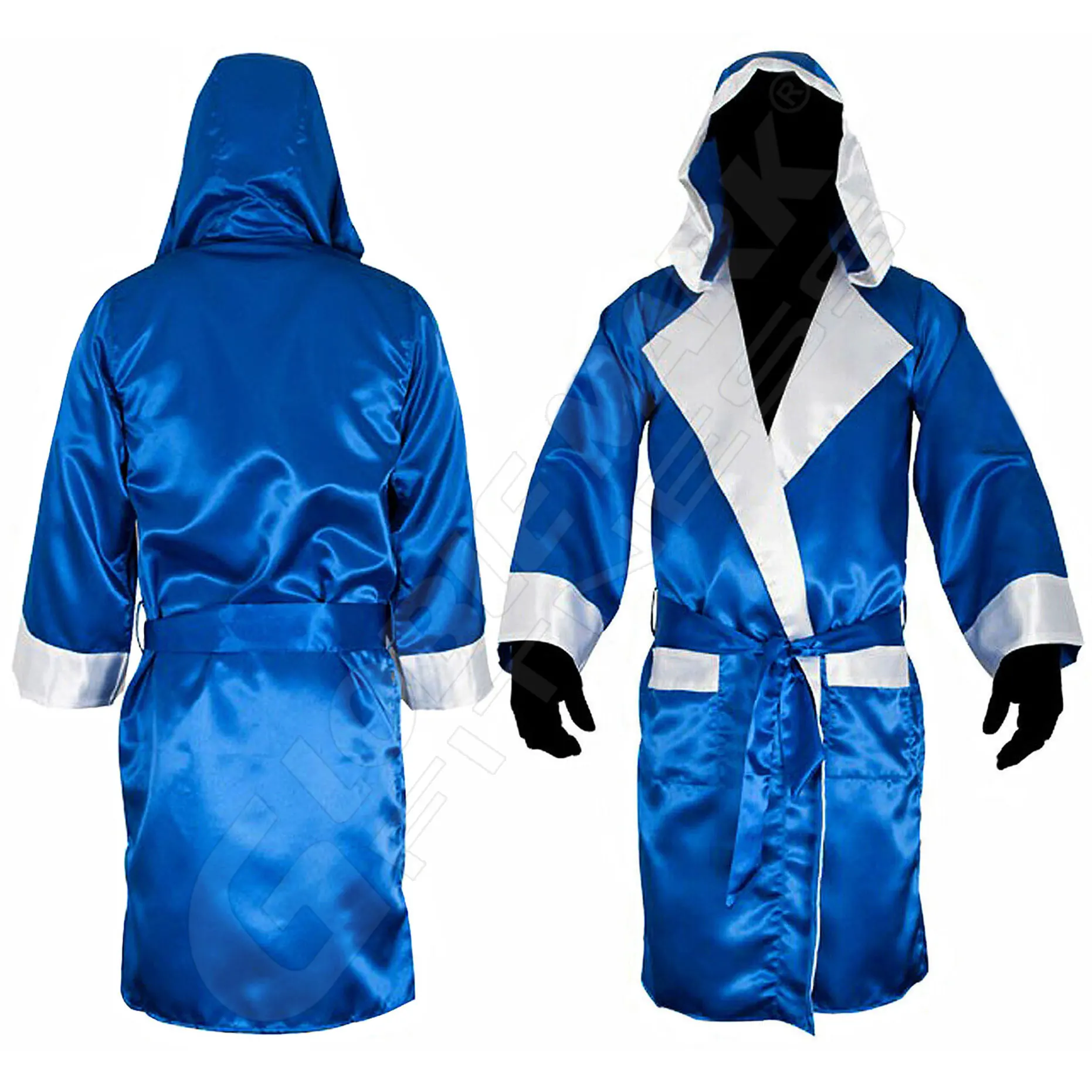 Boxing Robe New Arrival World Champions Full Length Boxing Gown With Hood In High Quality & Cheap Price With Custom Logo label