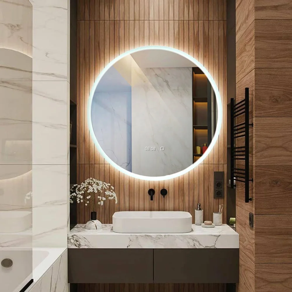MAX.C Round Backlight Spiegel Led Intelligent Bath Mirrors Smart