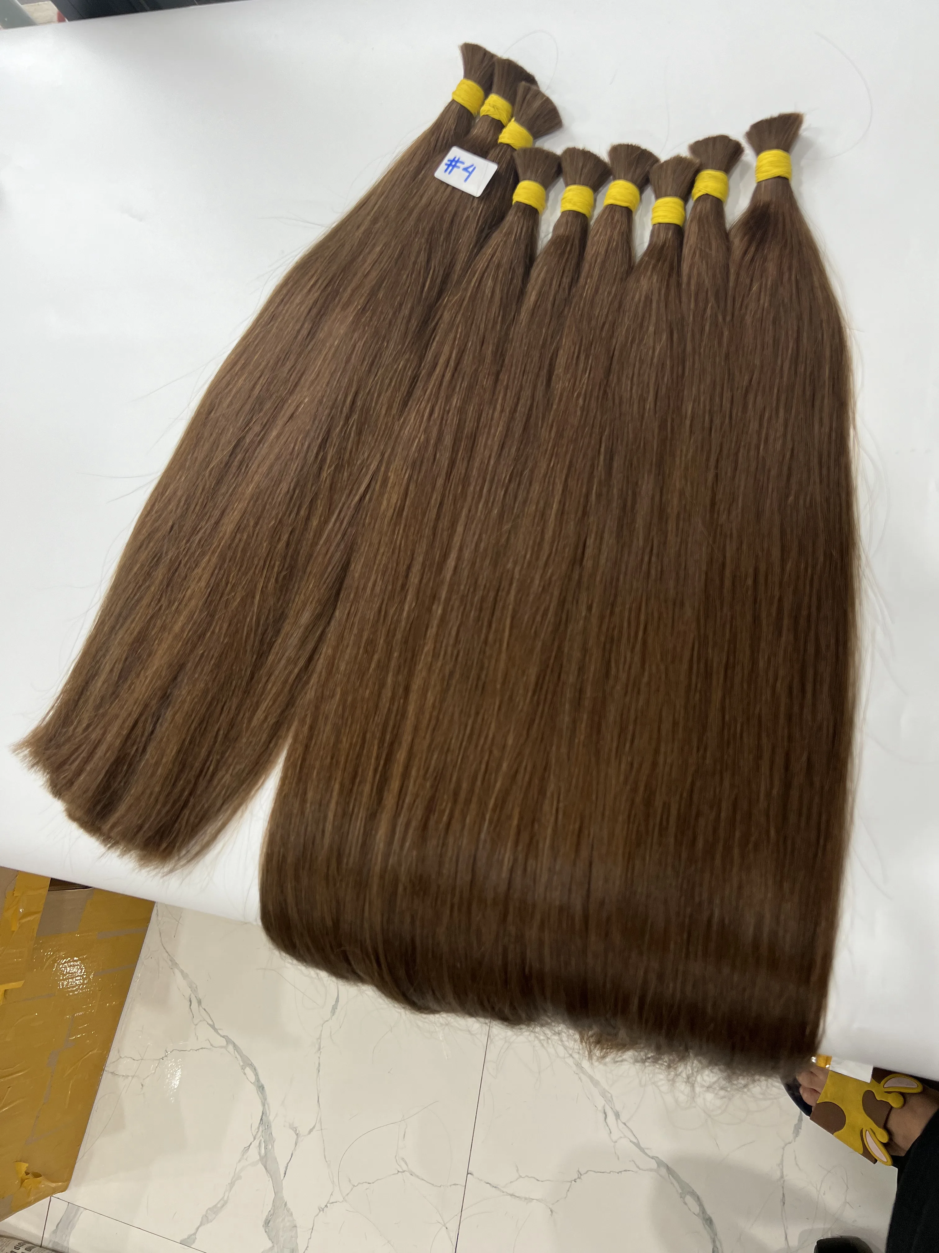 Blonde Human Hair Bundles Natural Looking Virgin Human Hair New Products