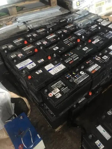 Drained Lead Battery Scrap