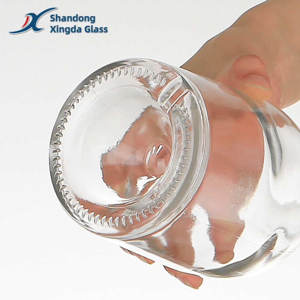 Китайский производитель Лидер продаж пустая Прозрачная Бесплатная пробная стеклянная бутылка для виски водка бренди мескаль спирт ликера