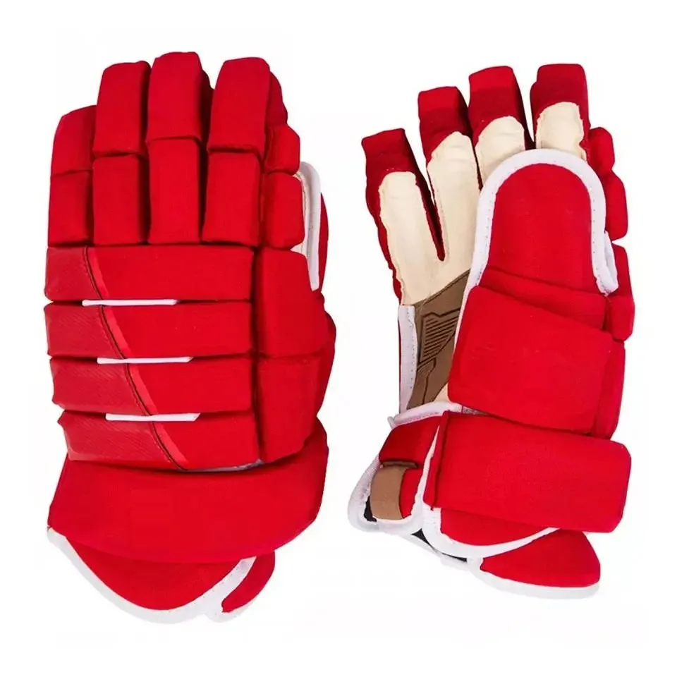 High quality Professional Accessories Hockey Gear Lacrosse Gloves OEM Ice Hockey Gloves