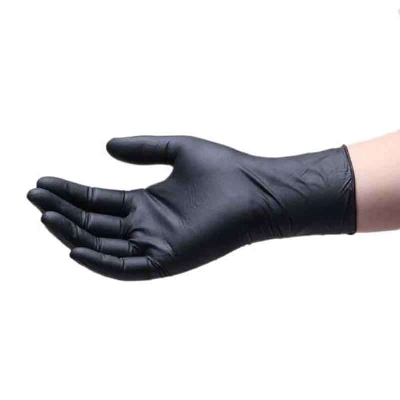 2024 Premium Disposable Nitrile Gloves Powder Free Black White Blue Heavy Duty Protection for Medical and Industrial Use