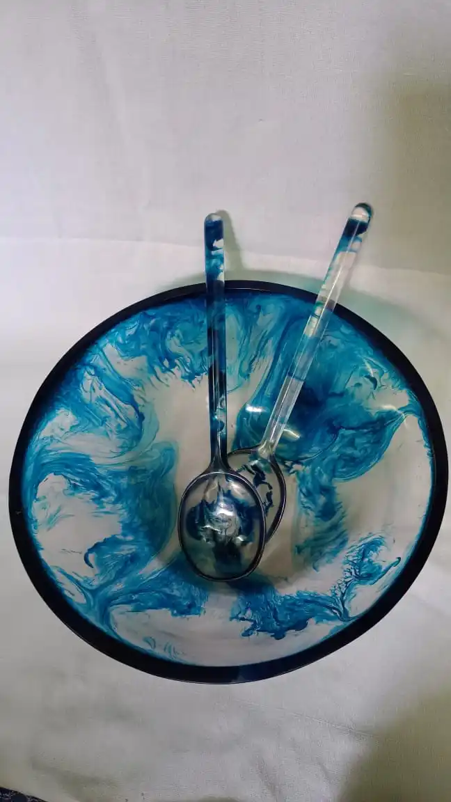 Natural Finished Resin Crafts Bowls Handcrafted with Eco-Friendly Materials sale from india