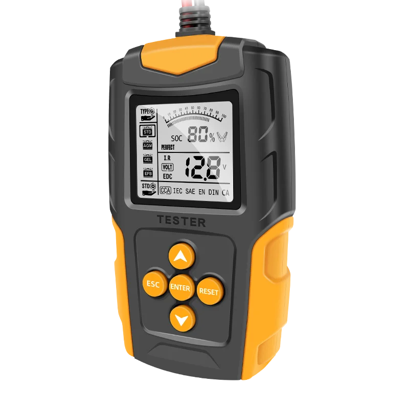 Full Function 12V24V Car battery tester LCD Battery Analyzer Test Tool Digital Analyzer Tester for Car Truck Motorcycle SUV Boat