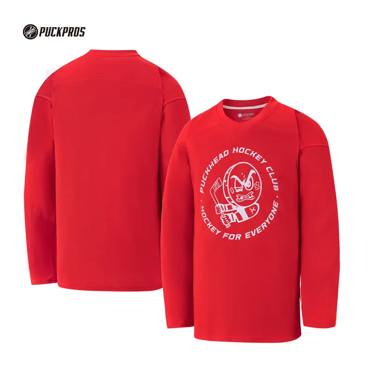 Ice Hockey Jersey Sublimated Stripes Tackle Twill  Team Logo Hockey Jersey Custom Embroidery Uniform for Ice Hockey