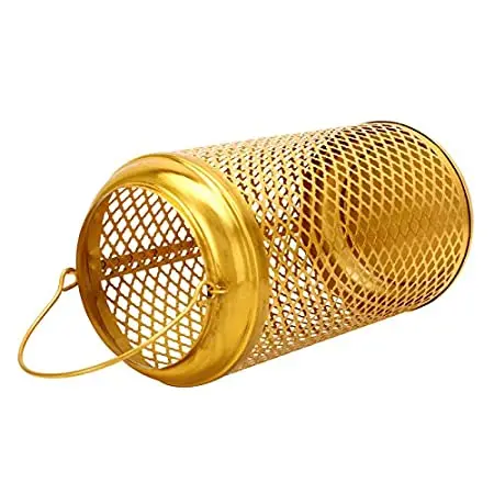 Metal Round Salt Lamp Round Shape Black Powder Coated