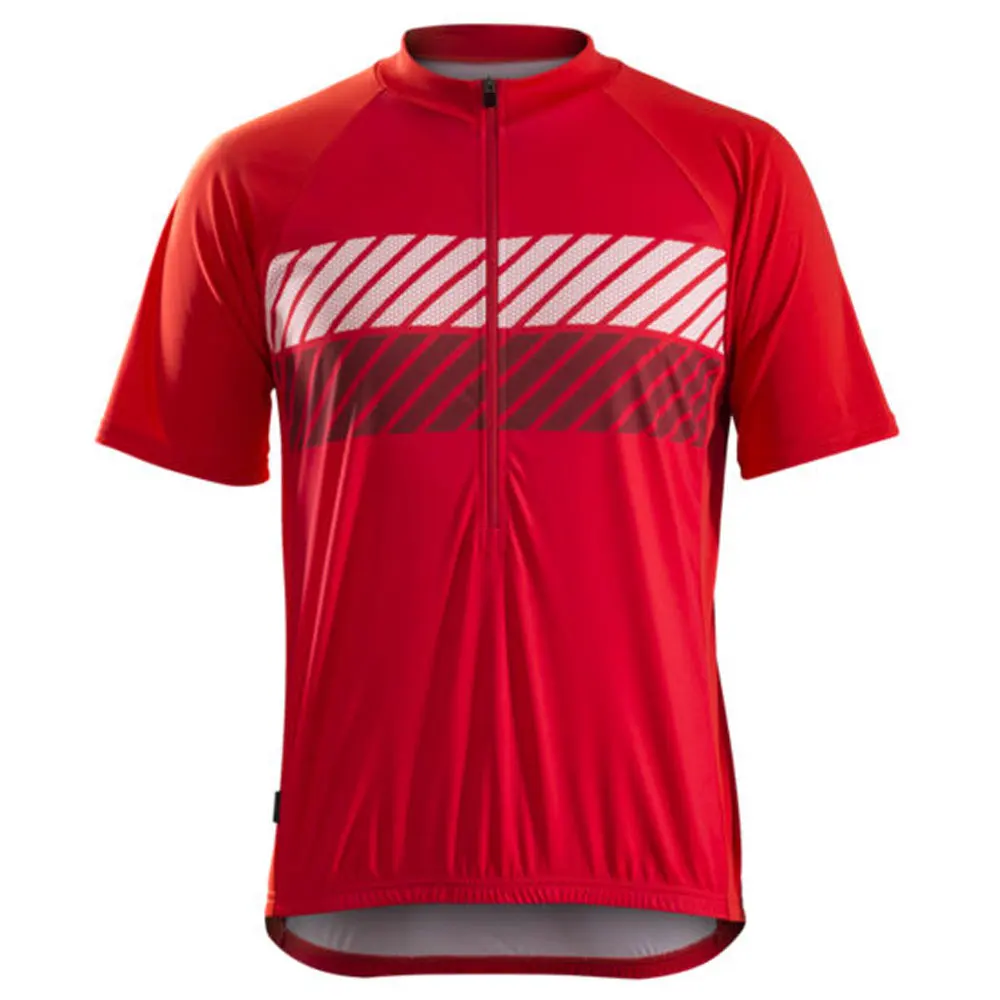 Pakistani Factory Wholesale Cycling Jersey for Men Summer Quick Dry Short Sleeves with Breathable Material OEM Team Name