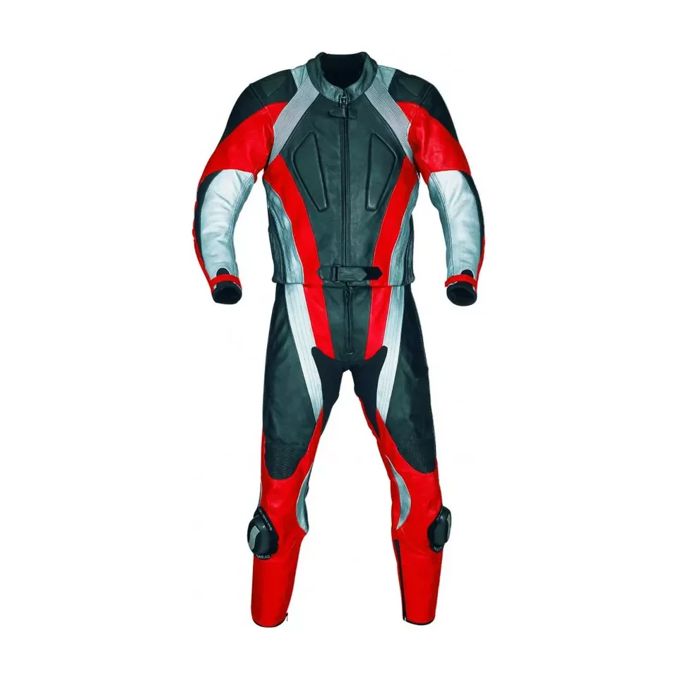 Custom Made Motorbike Cowhide Biking Racing Sport Leather one piece Suit Genuine Leather High Speed Race Motorcycle Leather Suit