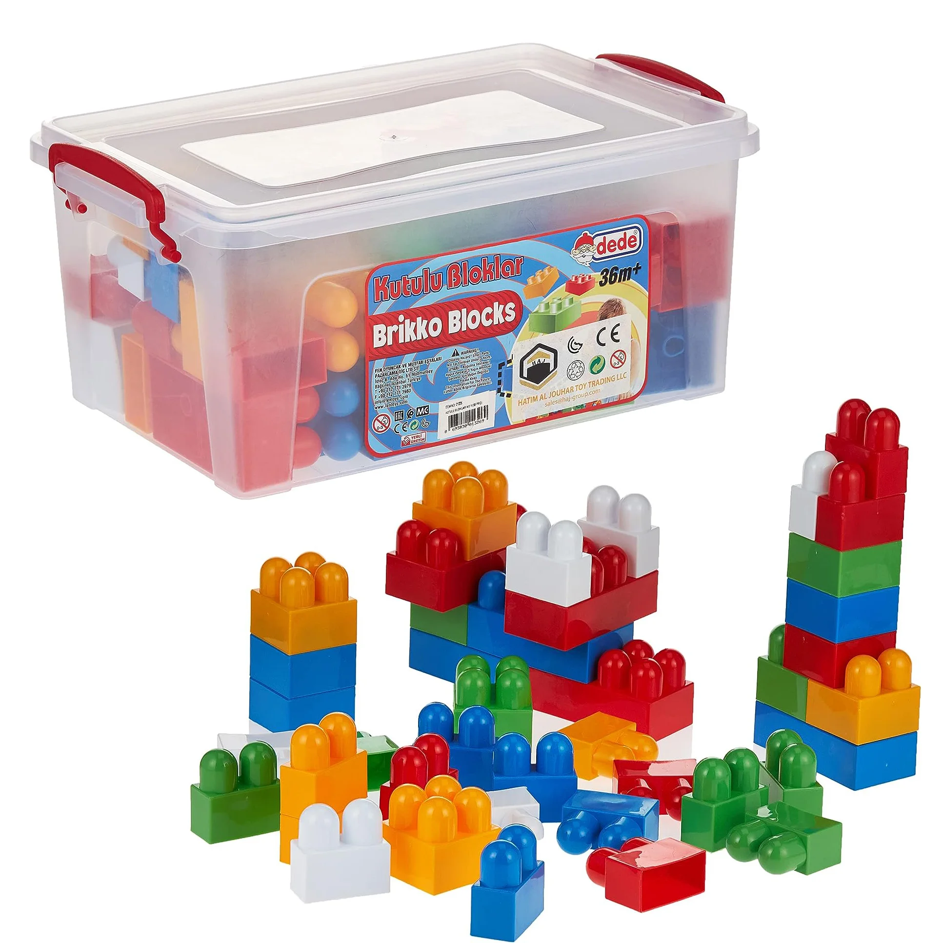 Boxed Blocks In A Case No: 2 (72 PCS) Endless Building Fun with 72 Pieces Engaging  Educational Kids Play Whosale Children Play