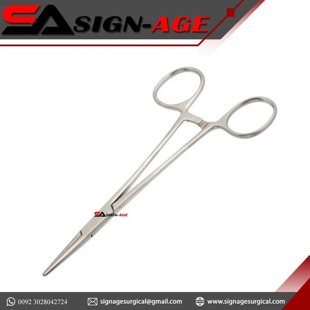 CE Approved Halstead Straight Mosquito Artery Forceps Micro-Mosquito Forceps In Custom Sizes Sign-Age Surgical
