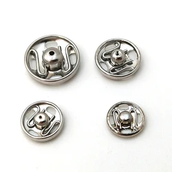 Prym 34G11SKF 11MM Metal Snap Fasteners Press Stud Rounded Sewing Rivet Buttons