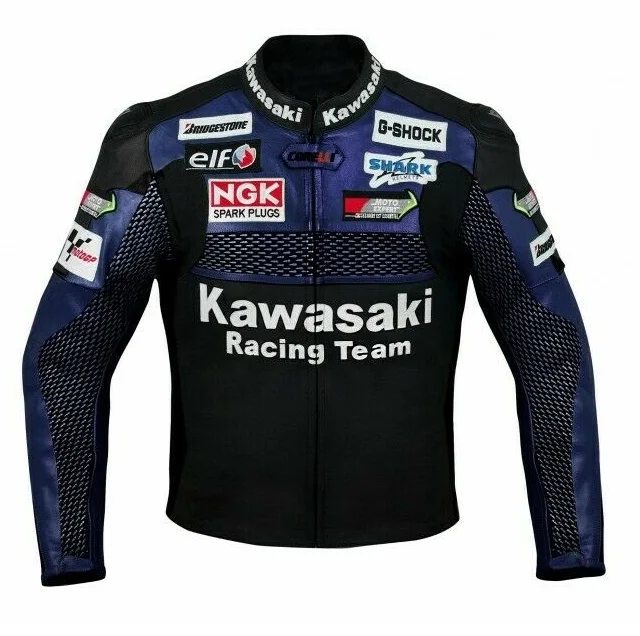 Motorcycle Leather Jacket Fully Protective Racing Track Jacket