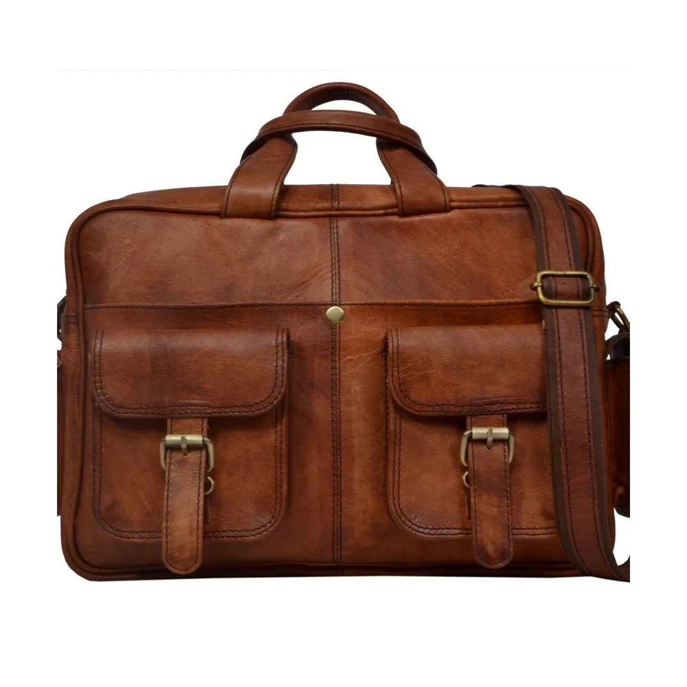 Мужская винтажная кожаная сумка ручной работы, Классическая сумка-мессенджер для ноутбука, для путешествий