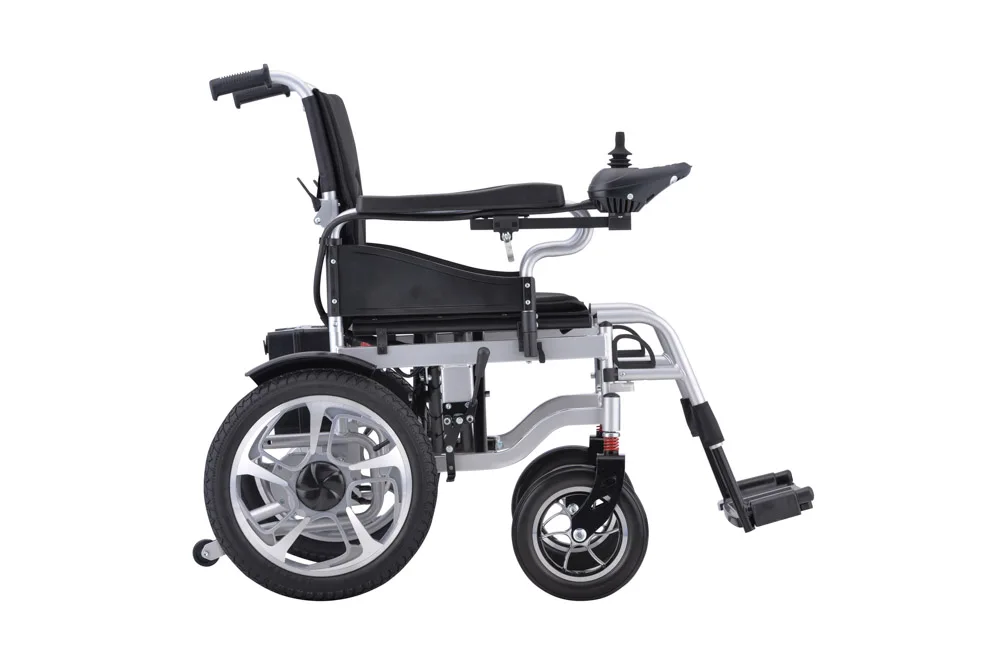 Newest Lightweight Foldable Electric Wheelchairs with Joystick Control, Designed for the Elderly and Disabled 50111- L344