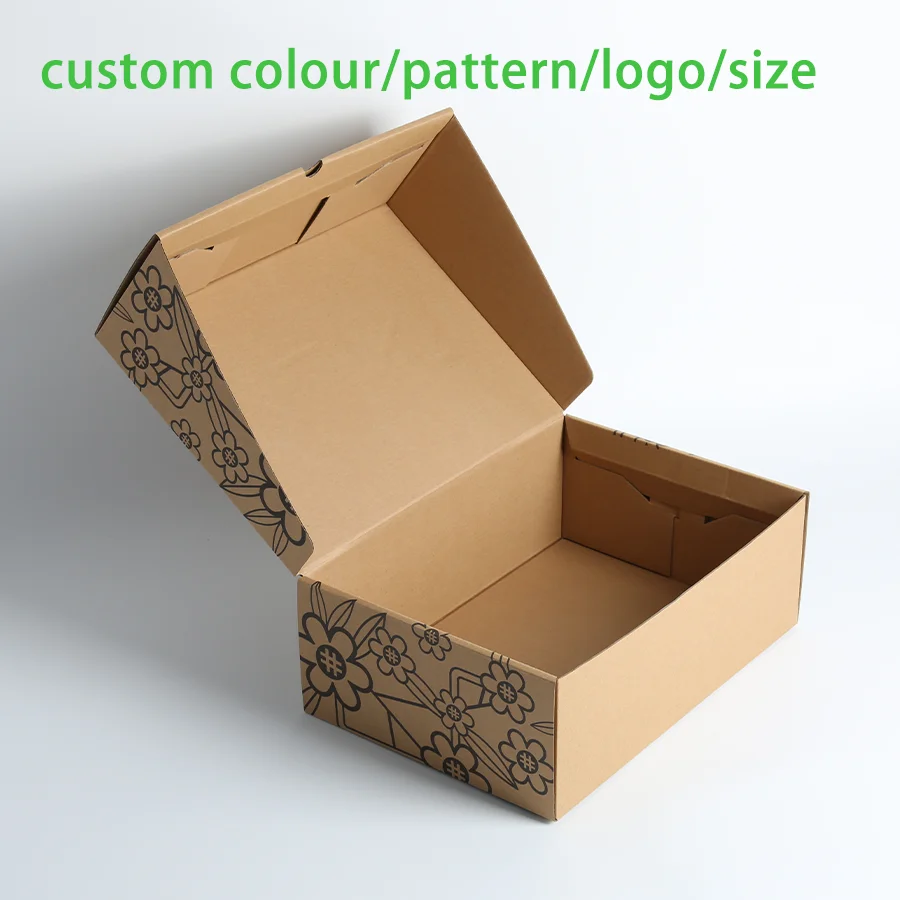 Eco Friendly Rectangle Kraft Boxes Cheap Cardboard Shipping Packaging Card Box