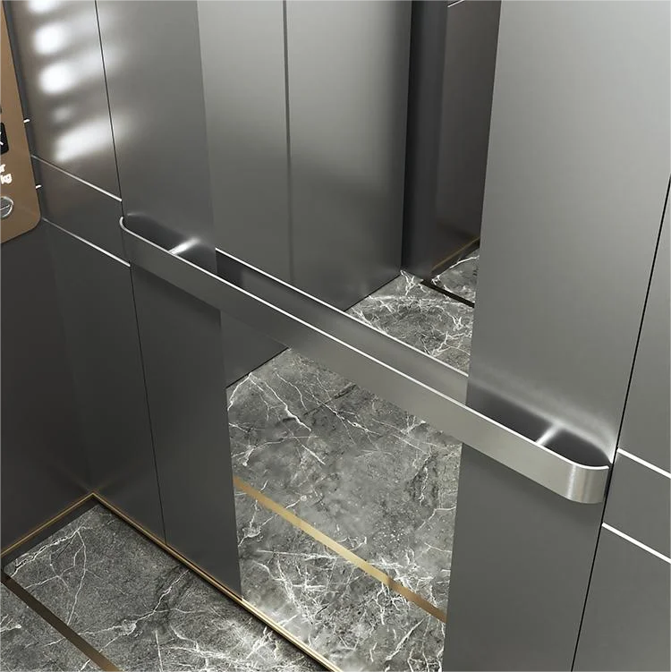 Custom Made Flat Steel Round Pipe Elevator Lift Handle Stainless Steel 304 Door Handle Cable Car Handle