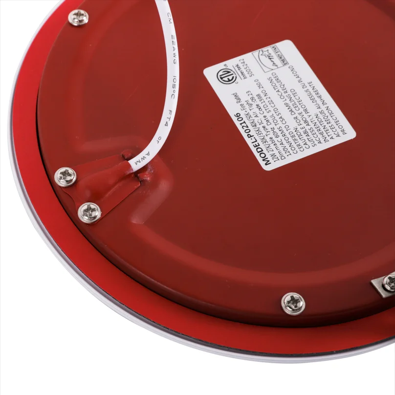 Heat Resistant ETL ES 6inch Fire Rated Ajustable Canless Downlight 12W with FCC No-flicker Driver 2 Hours Protection FT6 Wire