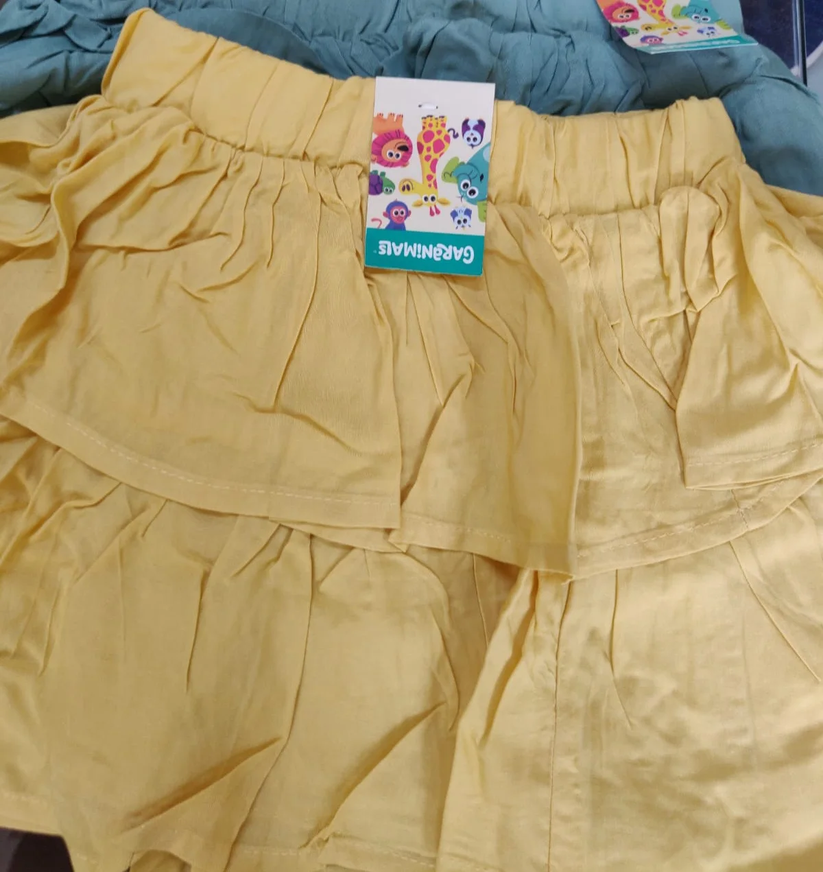 Girls new arrived ruffle skirt stylish printed new arrived skirt colorful skirt for baby girls comfortable for girls outwear