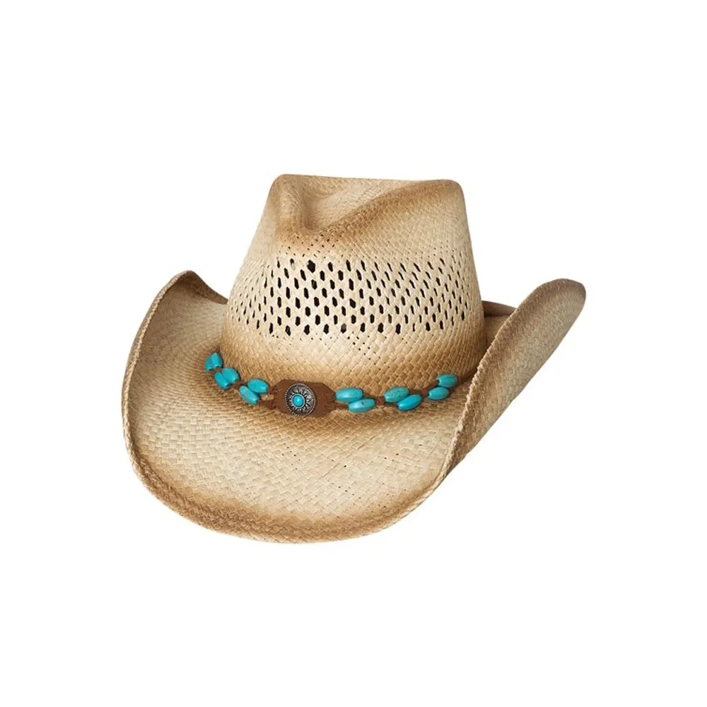 black colour big size western cowboy fedora hats men with belt