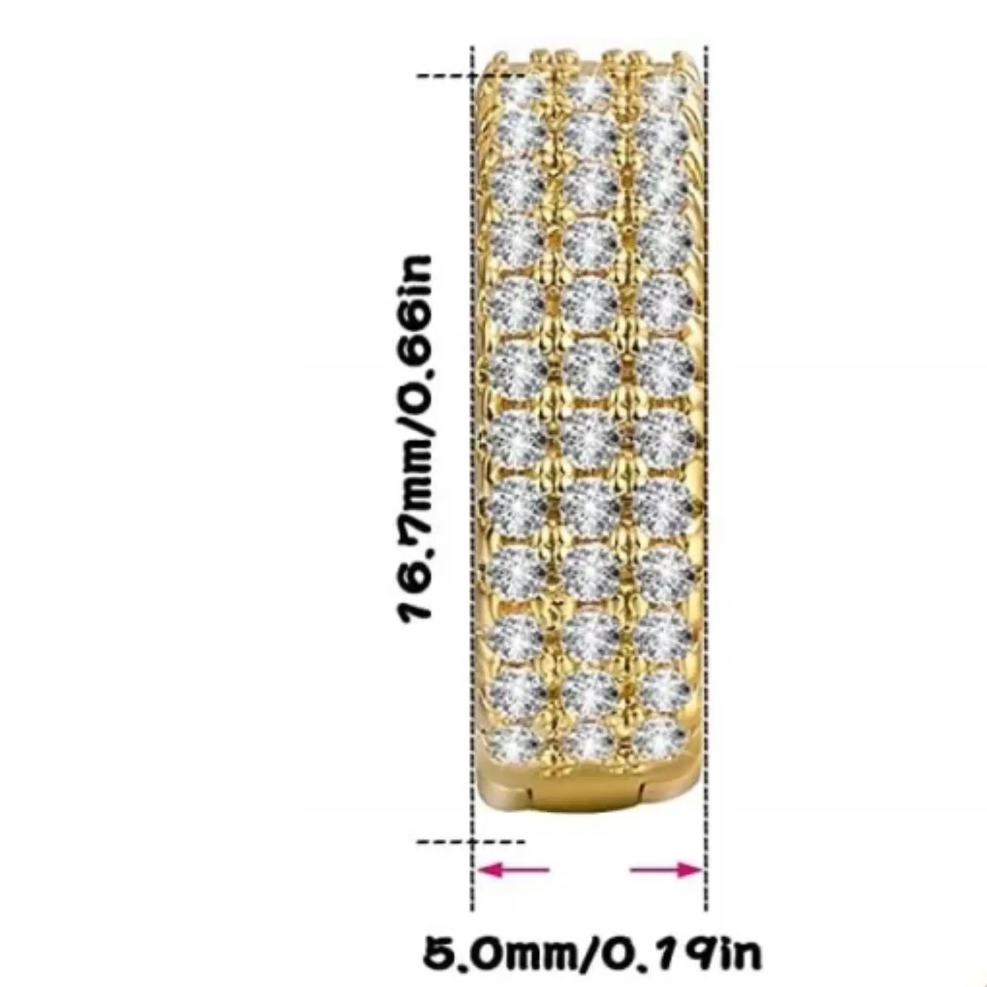 Man Made Diamond Hoop Jewelry Earrings Set Lab Grown Diamond Non Certified CVD Polished Diamond Direct From Manufacturer