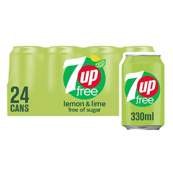 7Up 330 мл 24 упаковки/7Up бесплатный напиток с вишневым