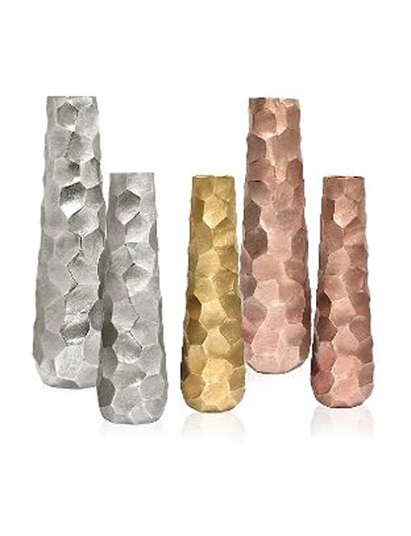 luxury design Large Floor Vases Stands Metal Flower Vase Antique Cast Iron/Brass Gold Tall Wedding Party Flower