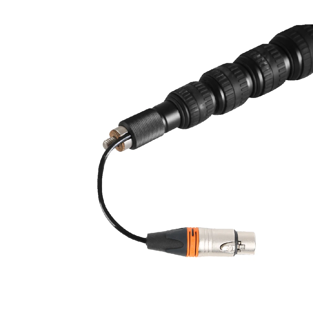 E-IMAGE BC12P 5 sections  Newly Carbon Fiber Telescoping Boom Pole with integrated XLR cable