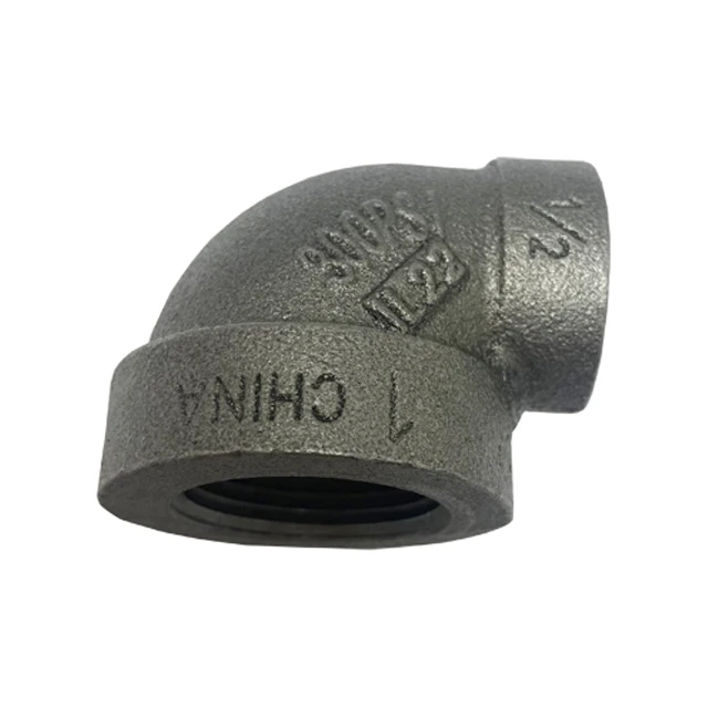 FM UL Approved Cast Iron Pipe Fittings ASTM A126 Fig 3351R Reducing 90 Degree Elbow